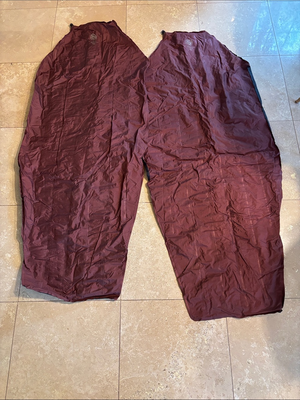 Pair of Big Agnes Insulated Air Core 20x60x2.5 camping pads backpacking